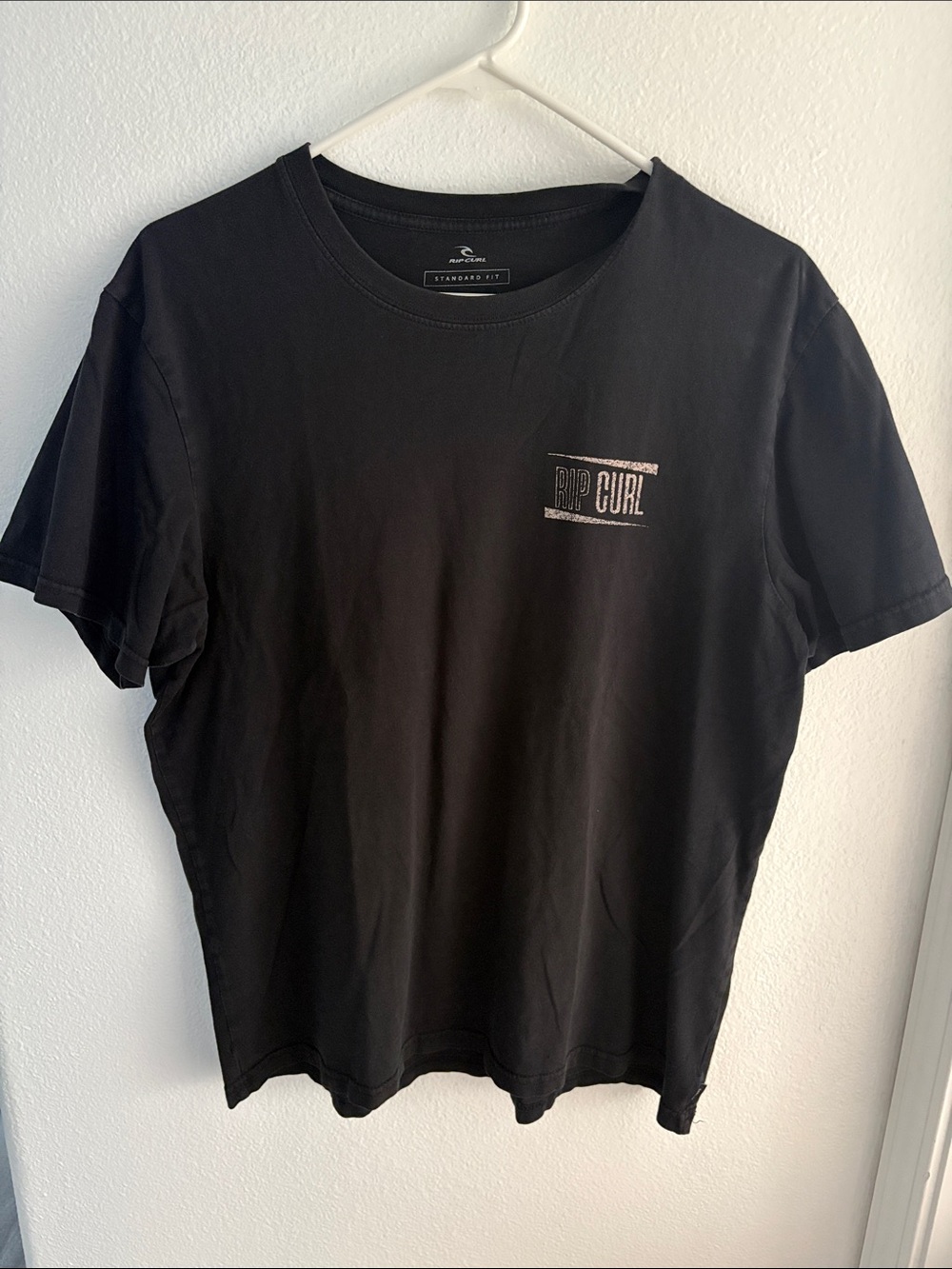 Rip Curl Black Short Sleeve Logo Tee